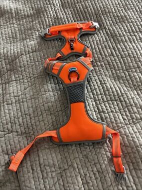 Thundershirt Orange and Gray Dog Harness